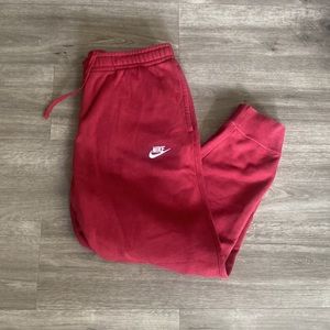 red men’s nike sweatpants